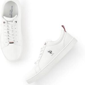U.S. POLO ASSN. VANCER Sneakers For Men (Off White , 8)