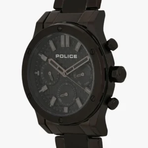 Police Multifunction Black Dial Black Stainless Steel Strap Analog Watch  - For Men 6150WM01,68018PP01,90195SM02,NTPLPEWJK0006206